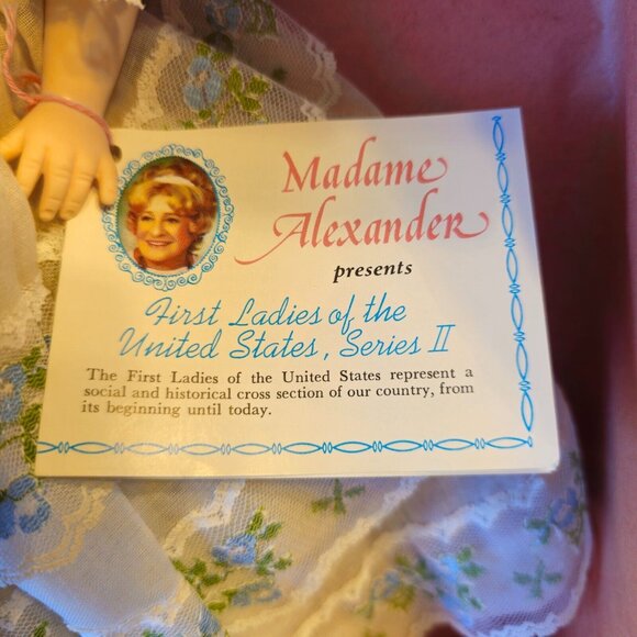 Madame Alexander #1510 Doll- First Lady Julia Tyler - Tag & Box Series II - Picture 8 of 15